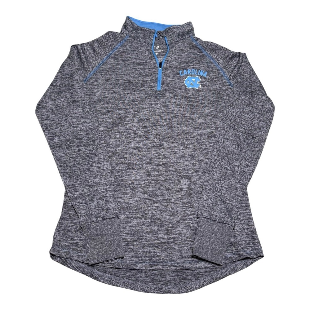 Colosseum UNC Tarheels 1/4 Zip Lightweight Activewear Pullover Jacket Women's‎ M